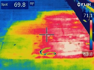 Infrared roof scan 8